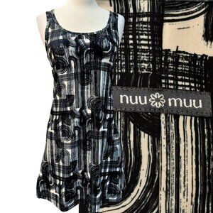 Black and White Women's NuuMuu Dress